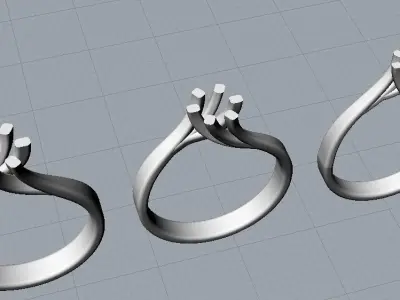 ENGAGEMENT  RING 3D print model