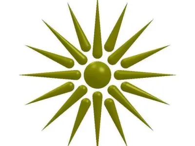 vergina sun Free 3D model