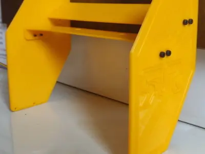 Arrma Limitless rear active wing 3D print model