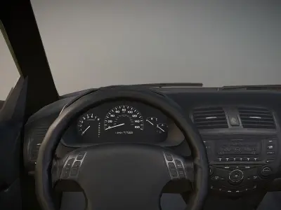 Honda Accord 2005 Low-poly 3D model