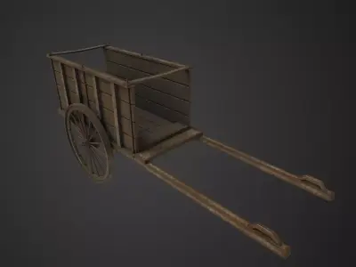 Caravan Low-poly 3D model