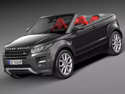 Range Rover Evoque Convertible 2014 3D model