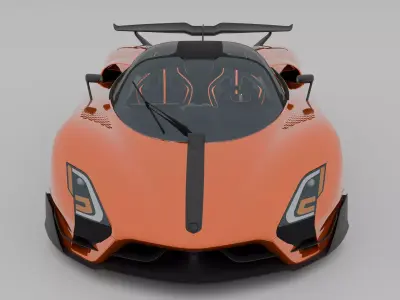 SSC Tuatara Striker 3D model