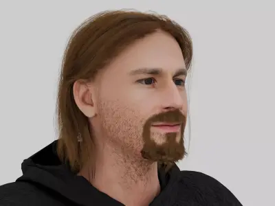 Casual Male Rigged 3d Character 3D model