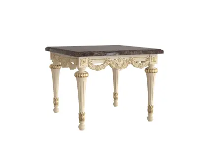 Honey onyx side table by Modenese 3D model