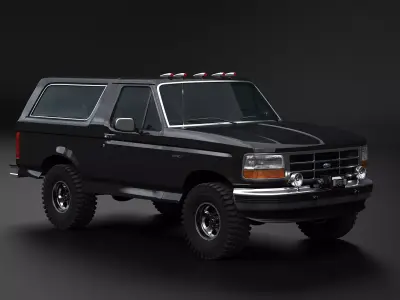 Bronco 1992- 96 Offroader Modification 3D model