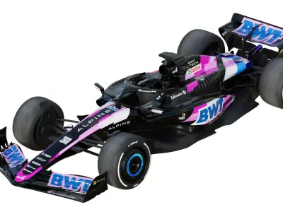 F1 Alpine A524 2024 3D model