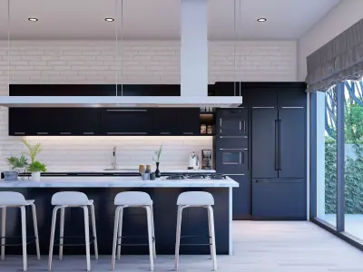 Kitchen Render with Lumion 11 3D model