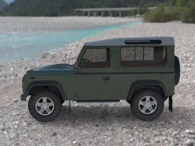 Land Rover Defender 3D model