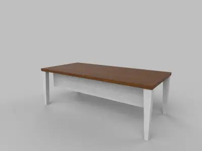 table coffee Low-poly 3D model