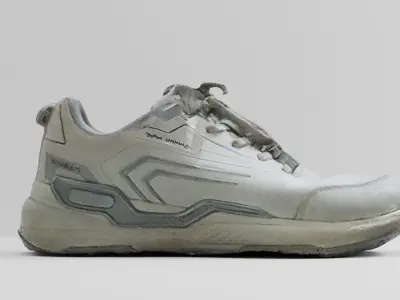 photoscanned shoe 3D model