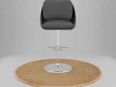 Bar Stool  Low-poly 3D model purchase
