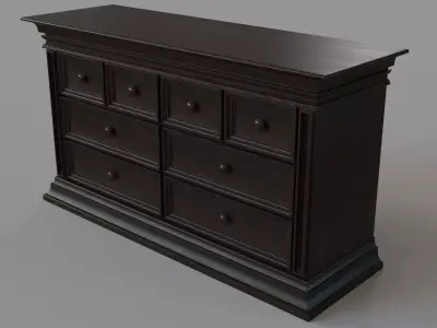 Classic Dresser 3D model