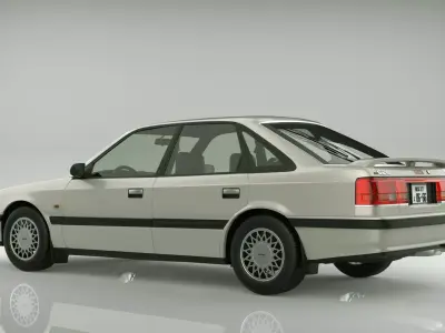 Mazda 626 HB 1990 3D model