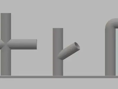 Pipe models for engineering printing 3D print model