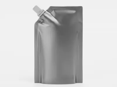 Universal Spout Pouch Container V4 - Product Packaging Low-poly 3D model