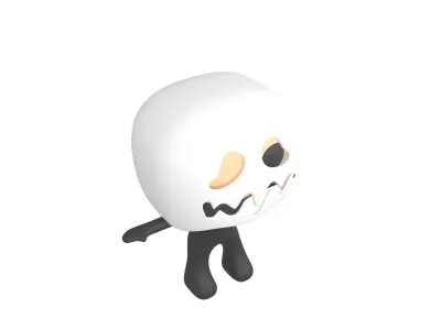 Rato Character 002 Ghost Rato v2 Low-poly 3D model
