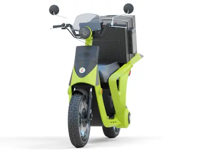 Mahindra  GenZe  2 electric  scooter Bike 3D model