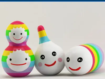 Bathroom  toys 3D model