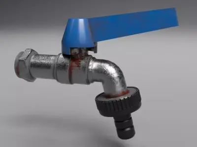 Garden Tap Free 3D model