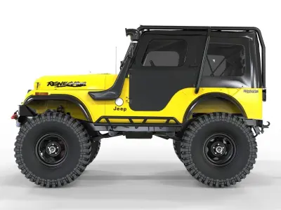 1980 Jeep CJ5 Classic Off Road 3D model