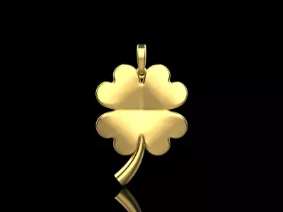 Clover  pendant model 308 3D print model