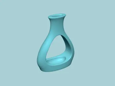 Empty Vases 01 - Modern Plant Vase - STL Printable 3D print model