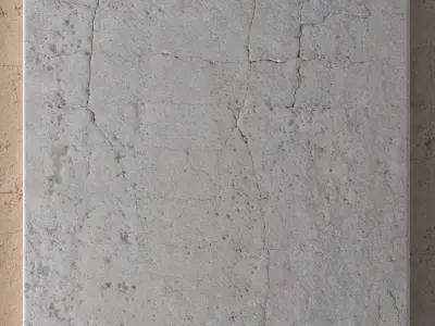 2 Concrete Material 8K-Seamless - Tileable-DrCG No 57 3D model