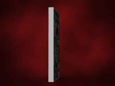 Stranger Things   Creel House Door Vitraux 3D print model