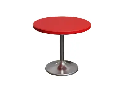 Furniture Kitchen Table Retro Free 3D model