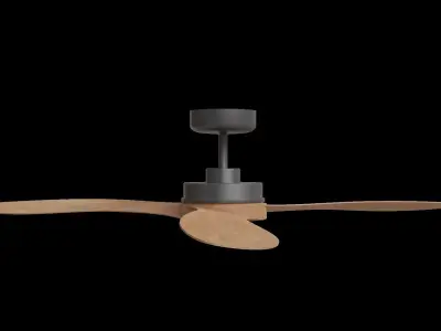 Capri 52 Dc Ceiling Fan Low-poly 3D model