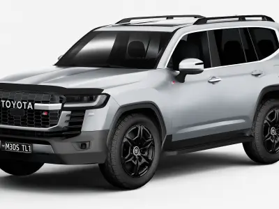 Toyota Land Cruiser Gr Sport 2022 3D model
