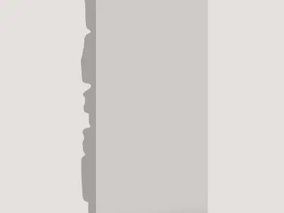 High Poly Jagged Stone Panel 3D model