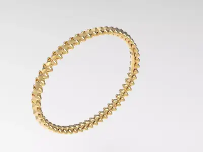 Clash Bracelet Wrist Measurment 190 mm 3D print model