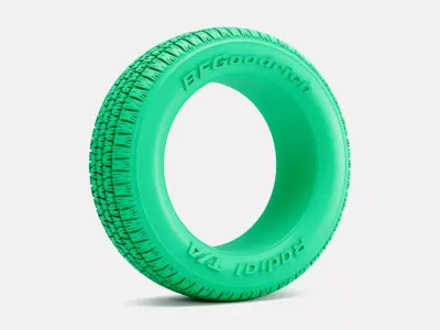 15x7 BFGoodrich Radial TA Tire 225 60 R15 3D print model