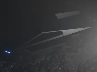 Cybertruck Tesla - Low Poly Low-poly 3D model