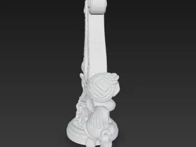 Holy Family Statue  Bible Themed Decorative Figure 3D model