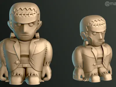 Halloween Pack 01 - Cute Spooky Decoration 3D print model