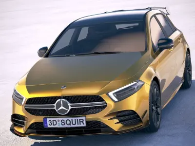 Mercedes A35 AMG 2019 3D model
