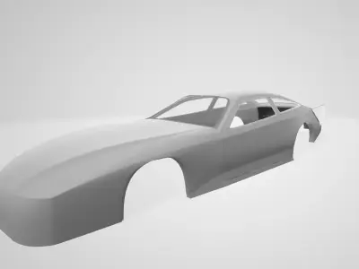 Drag Shell  Low-poly 3D model