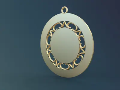 Ave Maria pendant  3D print model