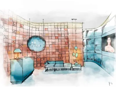 beauty shop 3D model