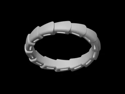 BULGARI - SERPENTI VIPER - RING 3D print model