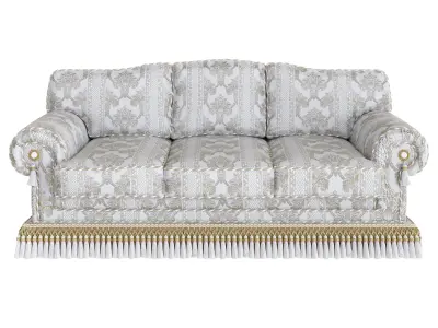 Royal upholstered sofa by Modenese 3D model