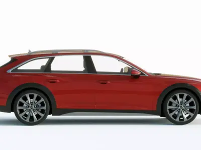Audi A6 Avant Allroad 2019 3D model