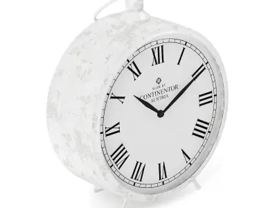 White Clock 3D model