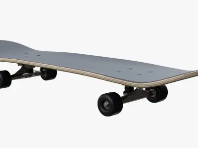 Skateboard 01 3D model