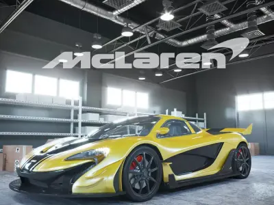 McLaren P1   3D model