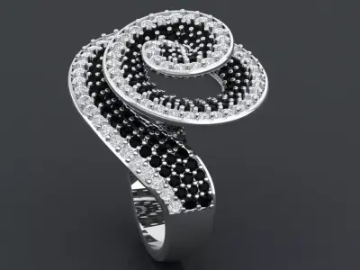 Gold ring 1 Free 3D print model