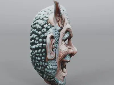 Japanese mask  3D model